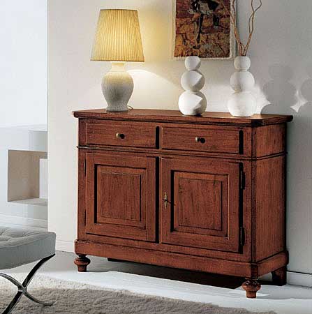 Credenza '800, 2 ante, 2 cassetti - articolo 1018