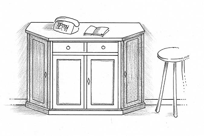 Credenza scantonata - articolo 5