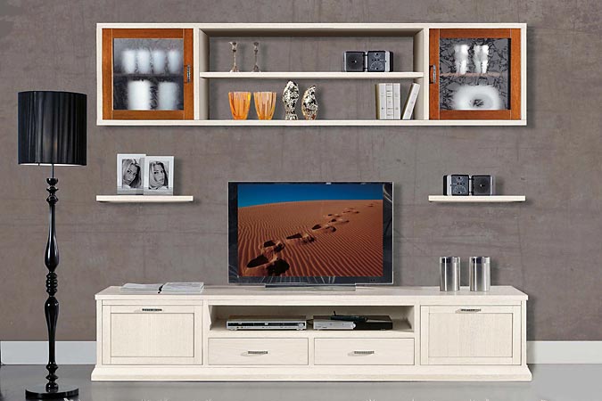 Soggiorno componibile rovere - composizione 111R